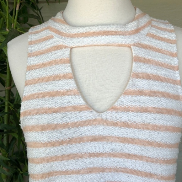 🎉Anthropologie Others Follow Peach Striped Dress - Picture 4 of 9